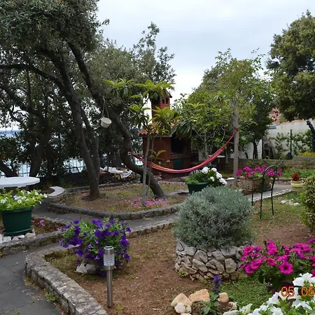 Palatisa On The With Sunbeds, Umbrella And Canoe Kožino